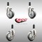 Service Caster 4 Inch 316SS Thermoplastic Rubber Swivel 1-1/8 Inch Stem Caster Brake SCC, 2PK SCC-SS316EX20S414-TPRB-2-TLB-2-118 - alternate 4